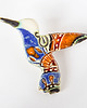 przypinki Ptaszek ceramiczny broszka 6 cm