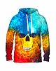 bluzy męskie Męska Bluza z kapturem DR.CROW Vampire Skull