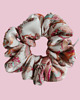 gumki do włosów Satynowa gumka satynowa scrunchie owijka frotka orientalny róż MAXI