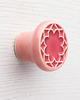 gałki do mebli Gałka do mebli różowa, wz.3