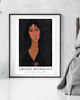 plakaty Plakat reprodukcja Amadeo Modigliani 'Jeune femme a la rose'