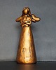 figurki i rzeźby Rzeźba złoty Anioł z Gwiazdą wys. 13,5 cm
