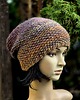 czapki damskie Hortensje / ryżówka