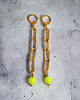 kolczyki swarovski Swarovski neon pearls : neon yellow