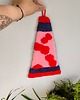 Ozdoby na ścianę Lampa LAWA punch needle na ścianę
