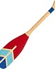 Ozdoby na ścianę Pagaj John Paddle Ozdoba Kolorowy Malowany 60 cm WZ3