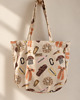 torby na zakupy Welurowa tote bag klamoty