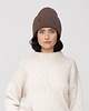czapki damskie Czapka merino WARMY cacao