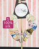 gumki do włosów S wąska gumka jedwabna do włosów jedwab naturalny scrunchie beżowa