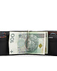 portfele męskie Slim Wallet Portfel z Klipsem na Banknoty i Karty Belveder