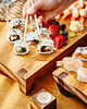 deski do krojenia i tace Deska do serwowania przekąsek sushi dębowa duża