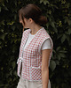 kamizelki damskie Kamizelka pikowana Pink Vichy
