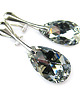 klipsy Zwierciadlane klipsy kryształ Swarovski - Lustereczka