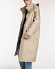 płaszcze i kurtki męskie Ocieplana Parka Longline Hoodie Oversize Mocca