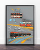 plakaty Plakat Gdańsk Tramwaje