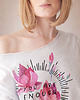 t-shirt damskie You are enough Oversize Szary