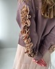 bluza bez kaptura damska Juliet / bluza bawełniana kakao