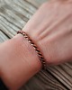bransoletki wire wrapping Bransoletka miedziana Splot Odwagi