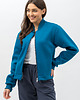 kurtki damskie Kurtka dresowa ,,HANA" petrol