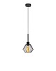lampy wiszące Loftowa lampa wisząca do salonu KOLOMBO LOFT w kolorze klasycznej czerni