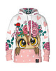 bluza z kapturem damska Damska Bluza z kapturem DR.CROW Sowa