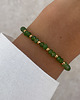 bransoletki z kamieni naturalnych Bransoletka na gumce jadeit zielony