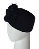 czapki damskie Turban granatowy