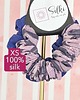 gumki do włosów XS mini mała gumka dla dzieci do włosów jedwab naturalny scrunchie mix