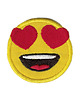 naszywki na ubrania Naszywka naprasowanka EMOJI SERCA termoprzylepna haft 5,5cm