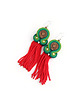 kolczyki soutache Zoey S - kolczyki etno, srebro