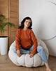 bluza bez kaptura damska Bluza damska ,  luźny krój, wygodna dzianina