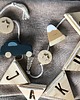 karuzele i girlandy do łóżeczka Podświetlana girlanda z drewna - personalizowana - samochodów i góra