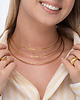 bransoletki - inne Potrójny złoty choker ze stali chirurgicznej premium Paraiso Thalora