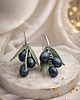 kolczyki z masy plastycznej Kolczyki Black Olive 