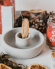 Podstawki pod kadzidełka Świąteczny zestaw Palo Santo z drewienkiem 25g
