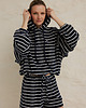szorty damskie Spodenki EDEN navy stripes