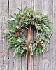 wianki bożonarodzeniowe Sztuczny wianek premium LEŚNA opowieść  XXL  60cm