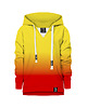 bluzy dla chłopców Bluza Chłopiec DR.CROW Ombre Yellow Red