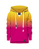 bluzy dla dziewczynki Bluza Dziewczynka DR.CROW Ombre Yellow Pink