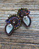 kolczyki soutache Kolczyki soutache Jesienny liść