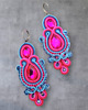 kolczyki soutache Kolczyki sutasz  ELAFONISI