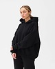 bluza z kapturem damska Czarna bluza bawełniana z kapturem SOHO