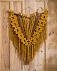 makramy Makrama Sunflower miód/karmel
