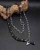 kolie Naszyjnik transformowalny z kwarcem dymnym
