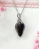 wisiory Naszyjnik Onyks stal chirurgiczna wisiorek handmade wirewrapping