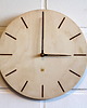 zegary Zegar ścienny  nowoczesny zegar z drewna
