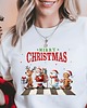 t-shirt damskie Koszulka  z nadrukiem Merry Christmas 'Abbey Road'