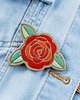 broszki Ceramiczna broszka RÓŻA