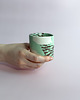 kubki Czarka / kubek nerikomi miętowo-brązowy