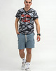 t-shirty męskie T-shirt męski  moro do V z nadrukiem